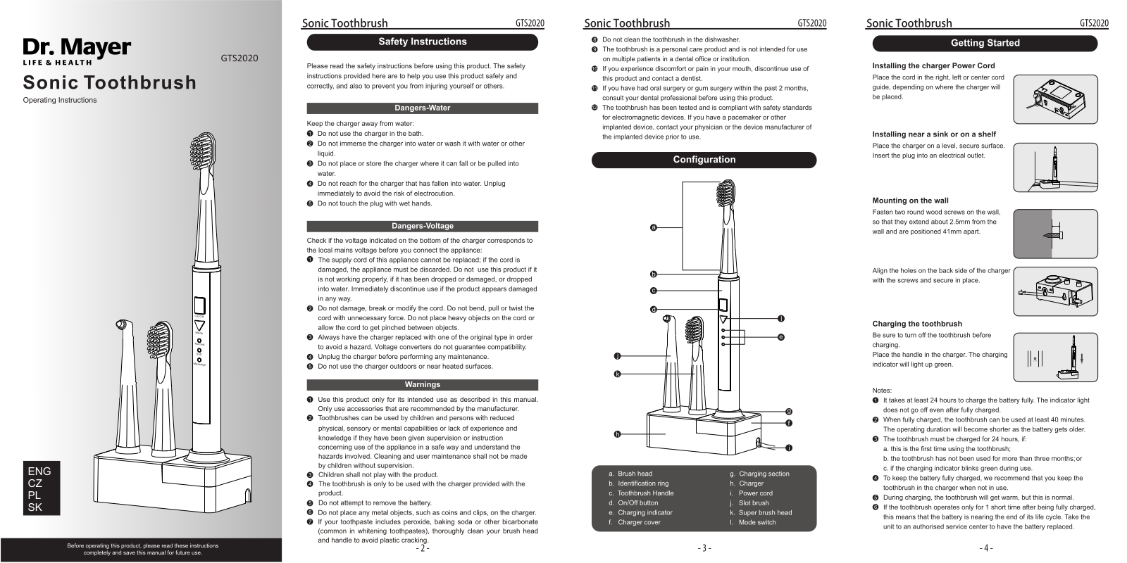 Dr. Mayer GTS2020 User Manual