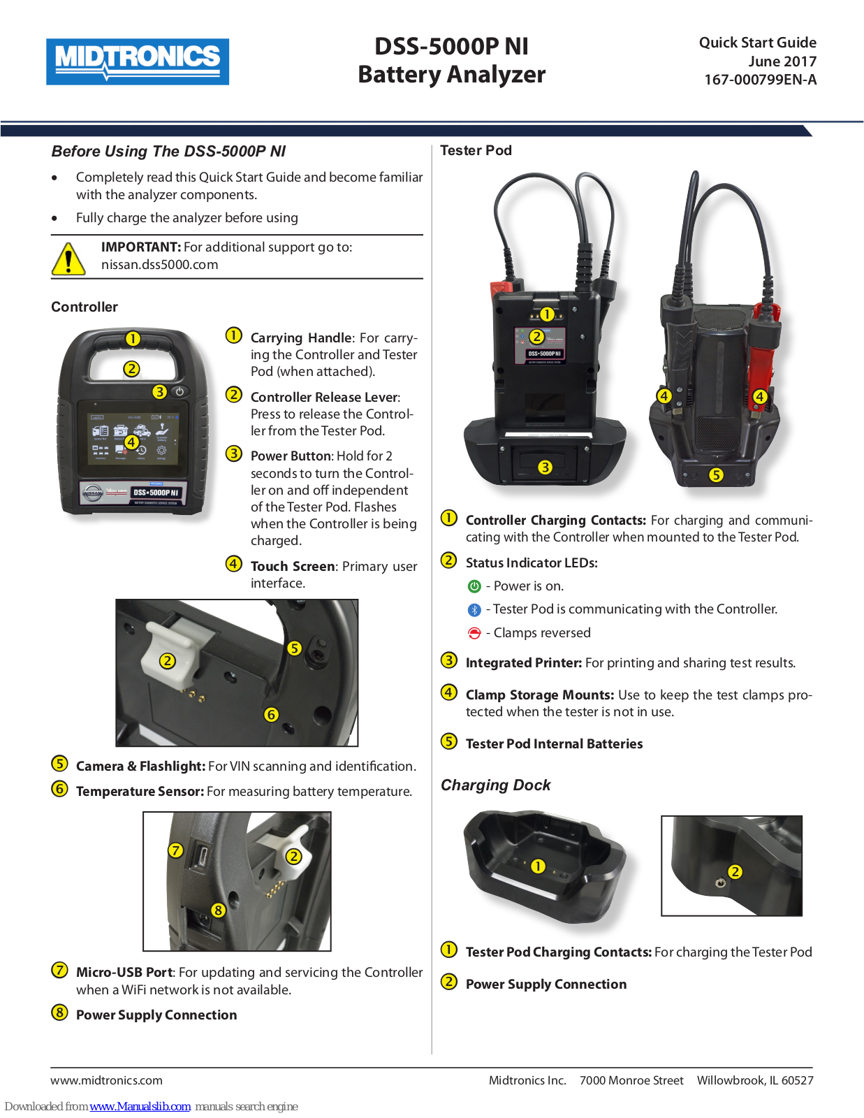 Midtronics DSS-5000P NI Quick Start Manual - ManualMachine.com
