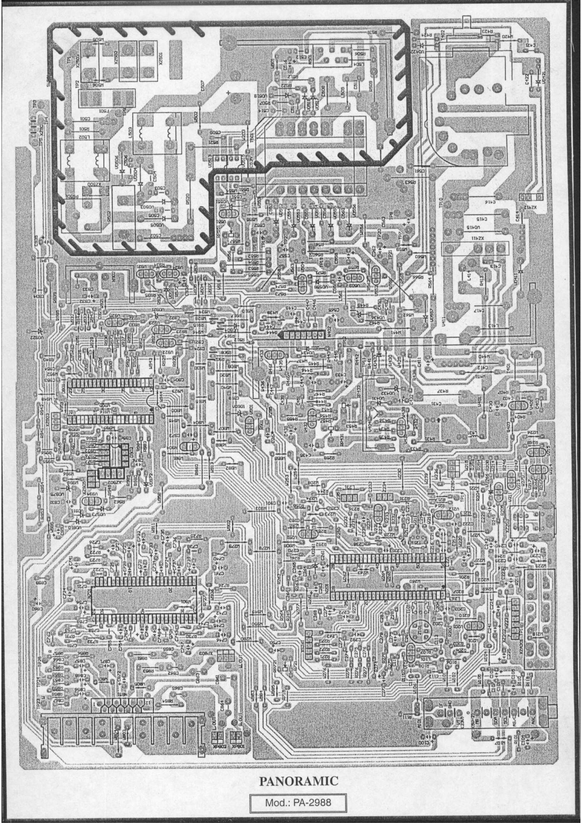 Panoramic TONOMAC TO-2988, PA-2988 Schematic