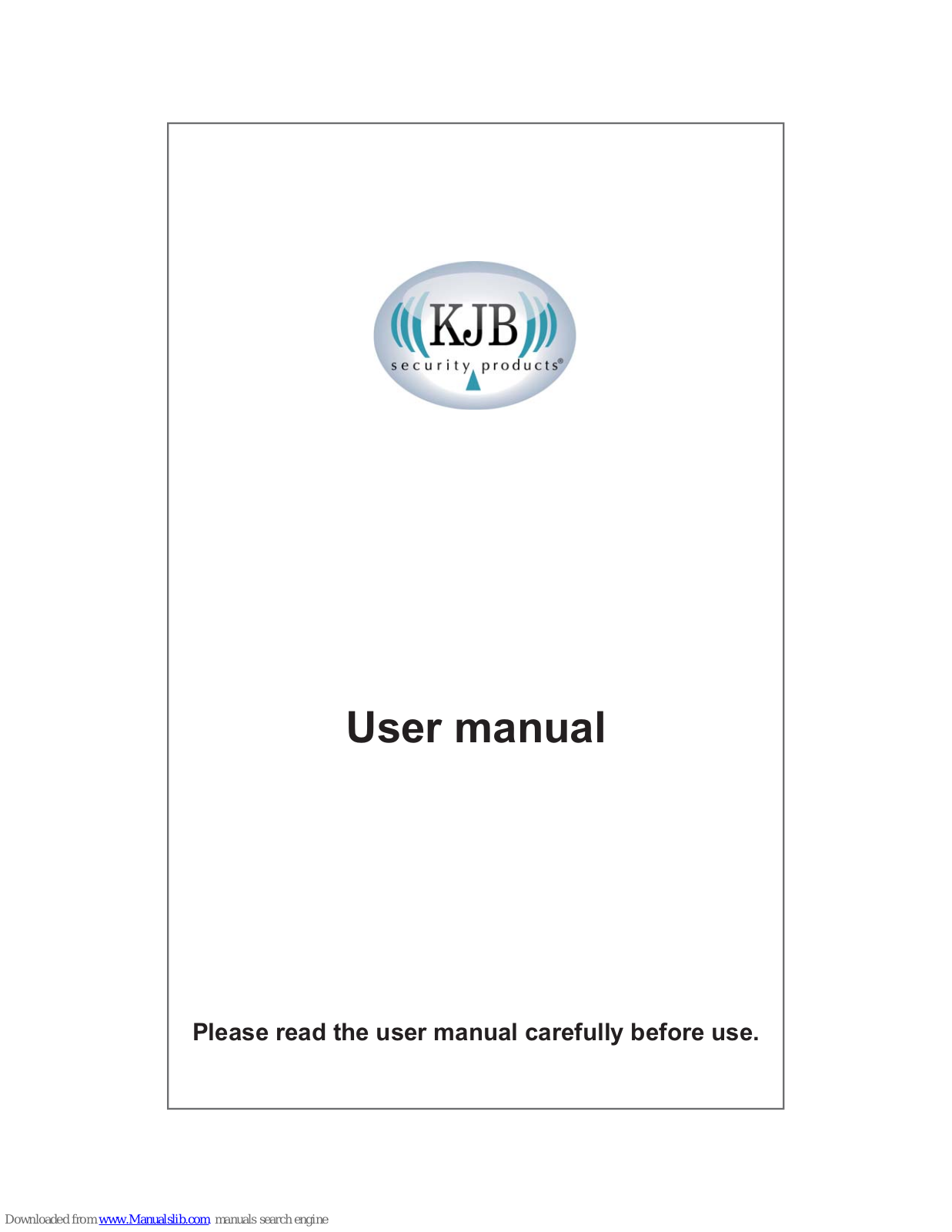 KJB WF1100 User Manual