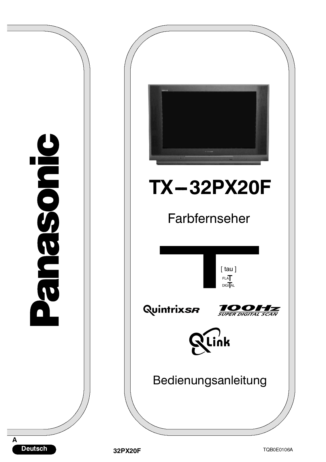 Panasonic TX-32PX20F User Manual