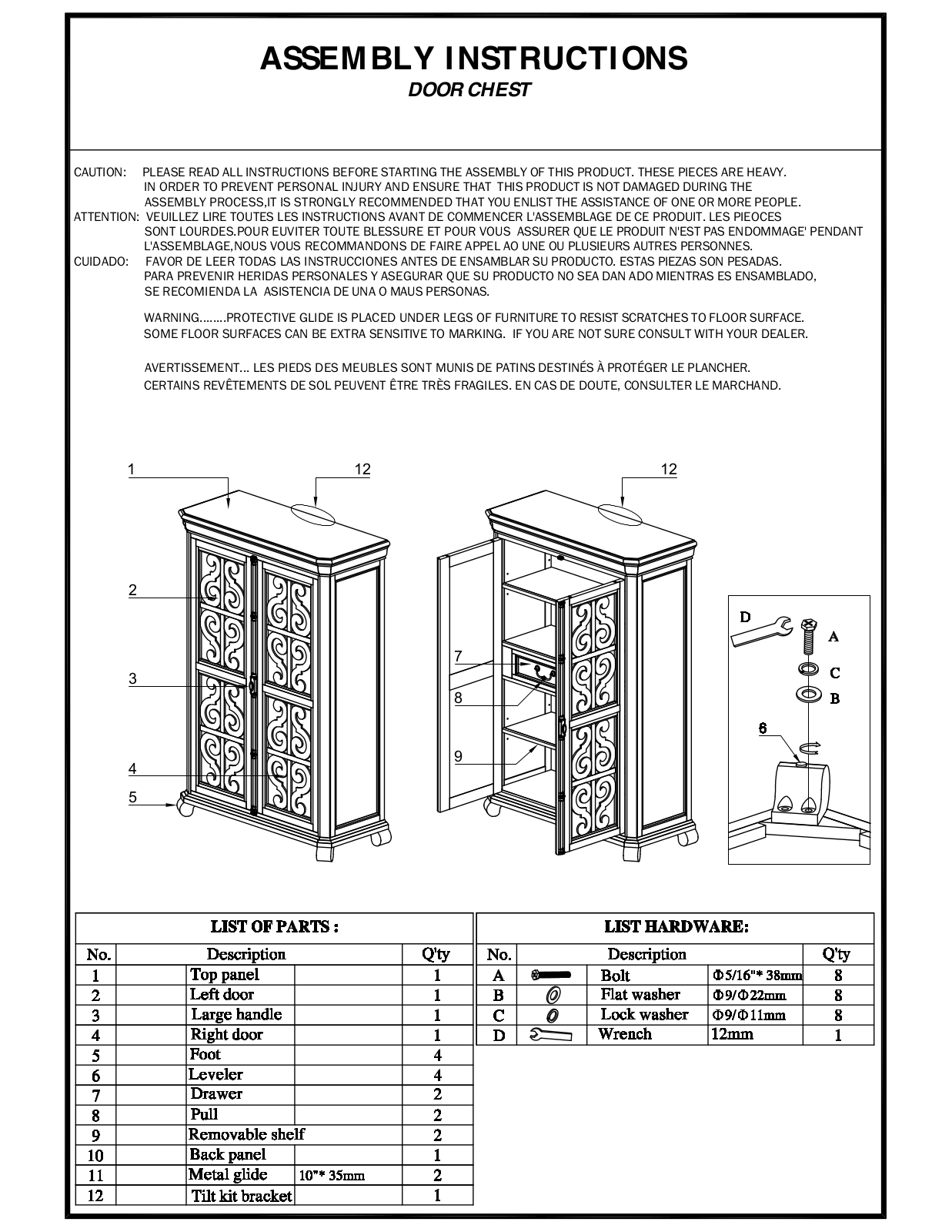 Greyleigh™ W004236528 Assembly Instructions - ManualMachine.com