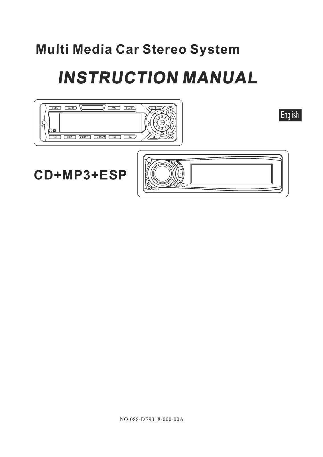 Lanzar VBD2100MP Owners Manual