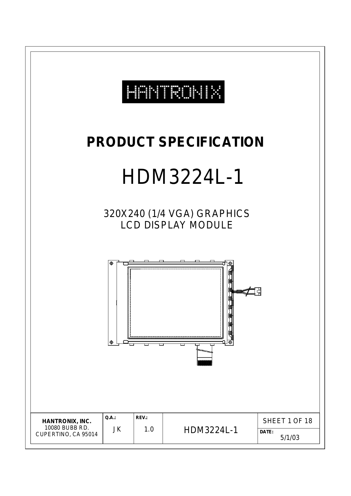 HANTRONIX HDM3224L-1 Datasheet