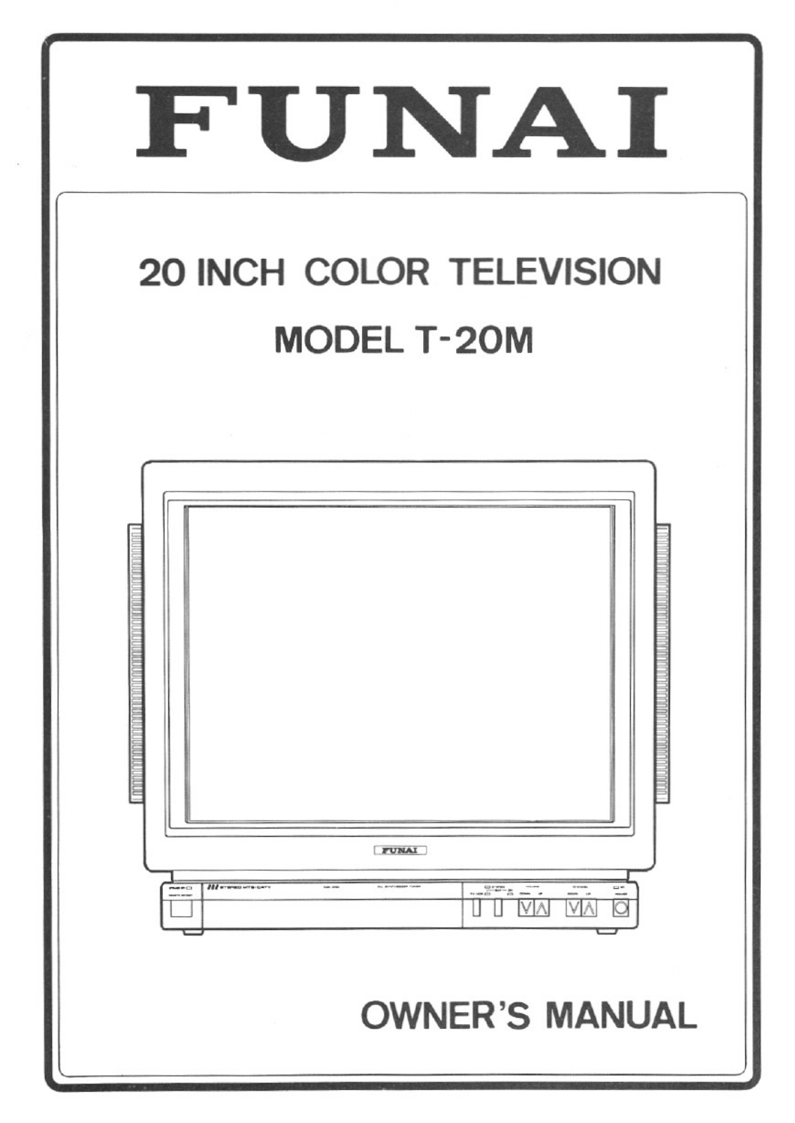 FUNAI T20M User Manual