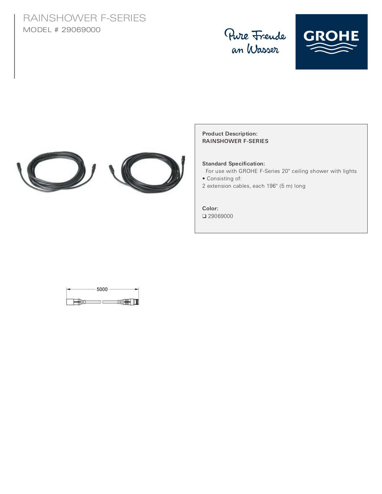 GROHE GRH5329 Specifications - ManualMachine.com