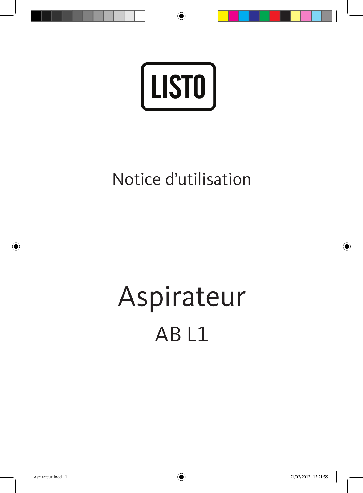 LISTO AB L1 User Manual