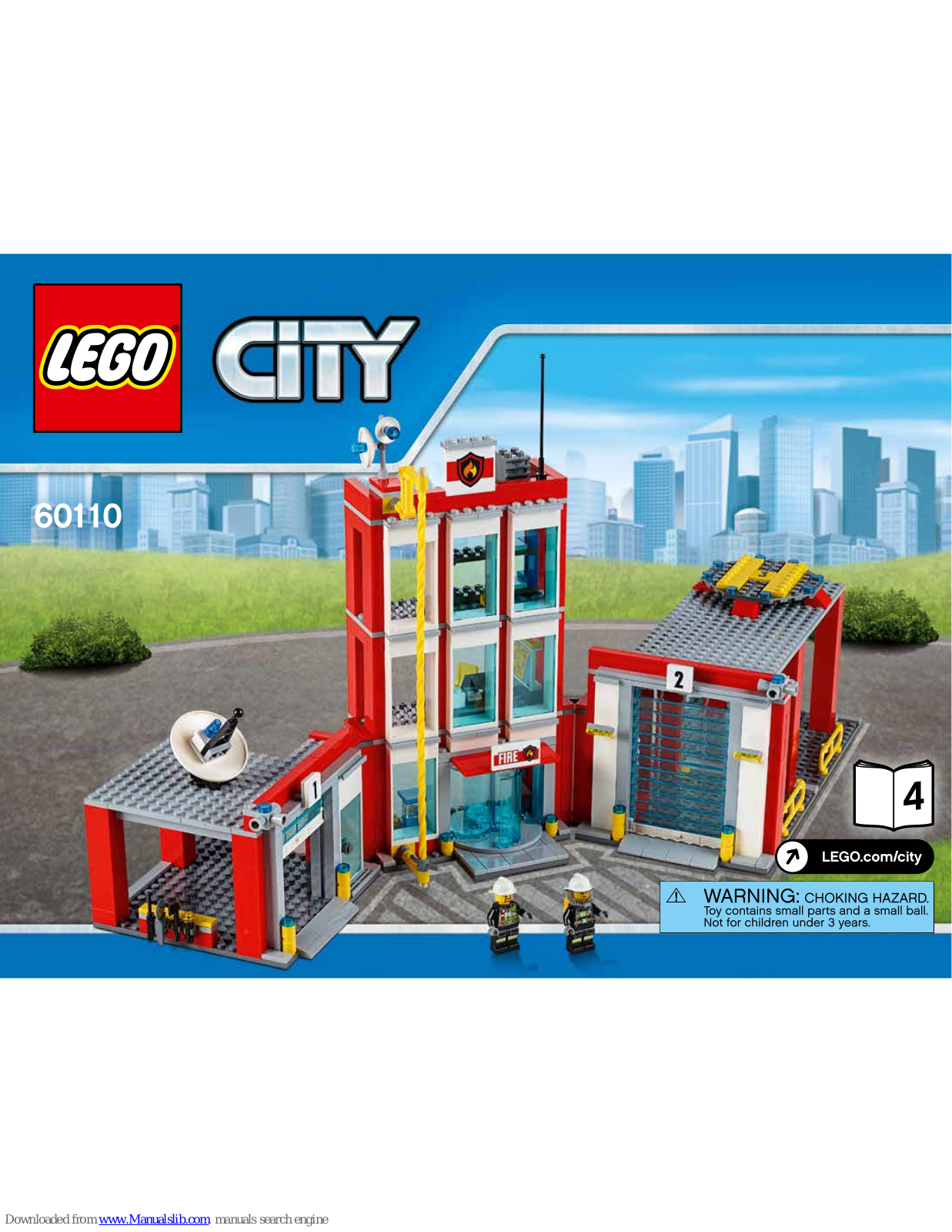 LEGO CITY 60110, City 60109, City 60108 Building Instructions