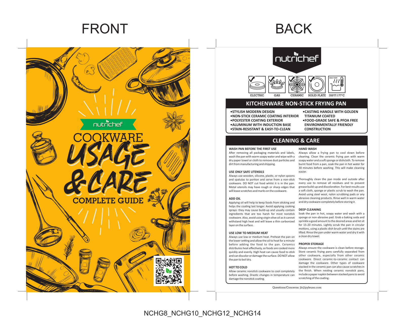 NutriChef NCHG14, NCHG10, NCHG8 User guide - ManualMachine.com