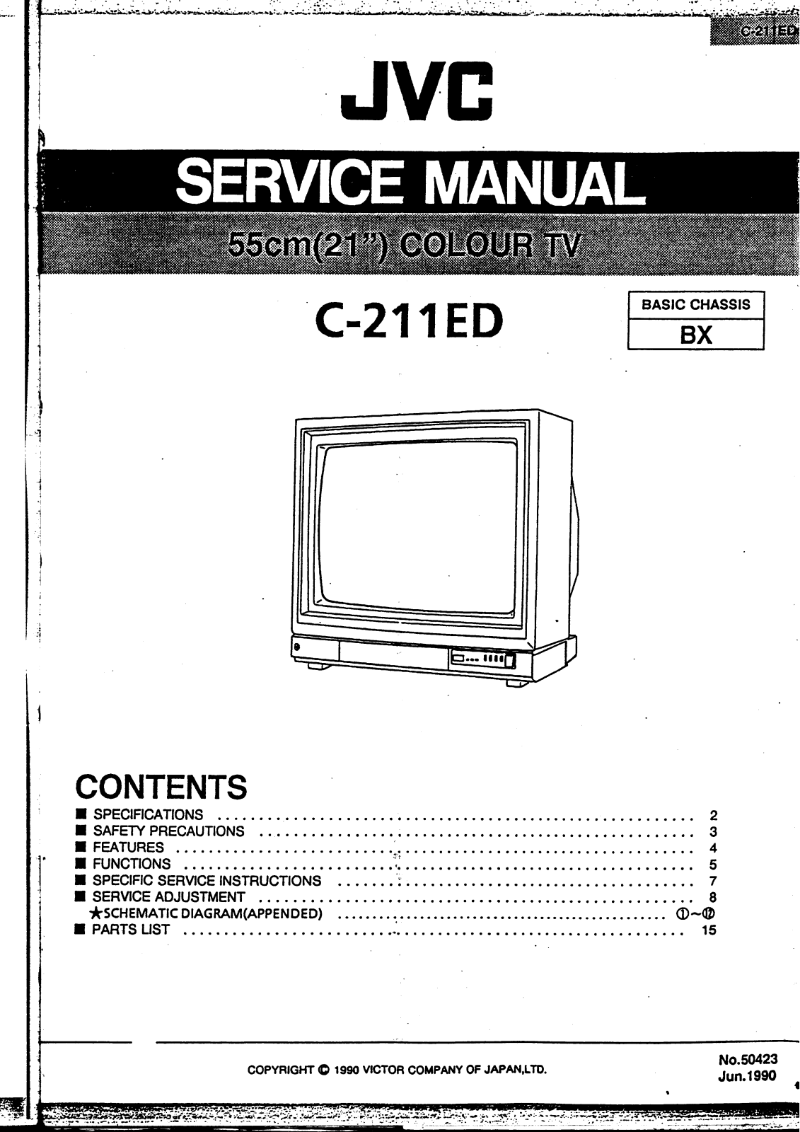 JVC C-211ED Service Manual