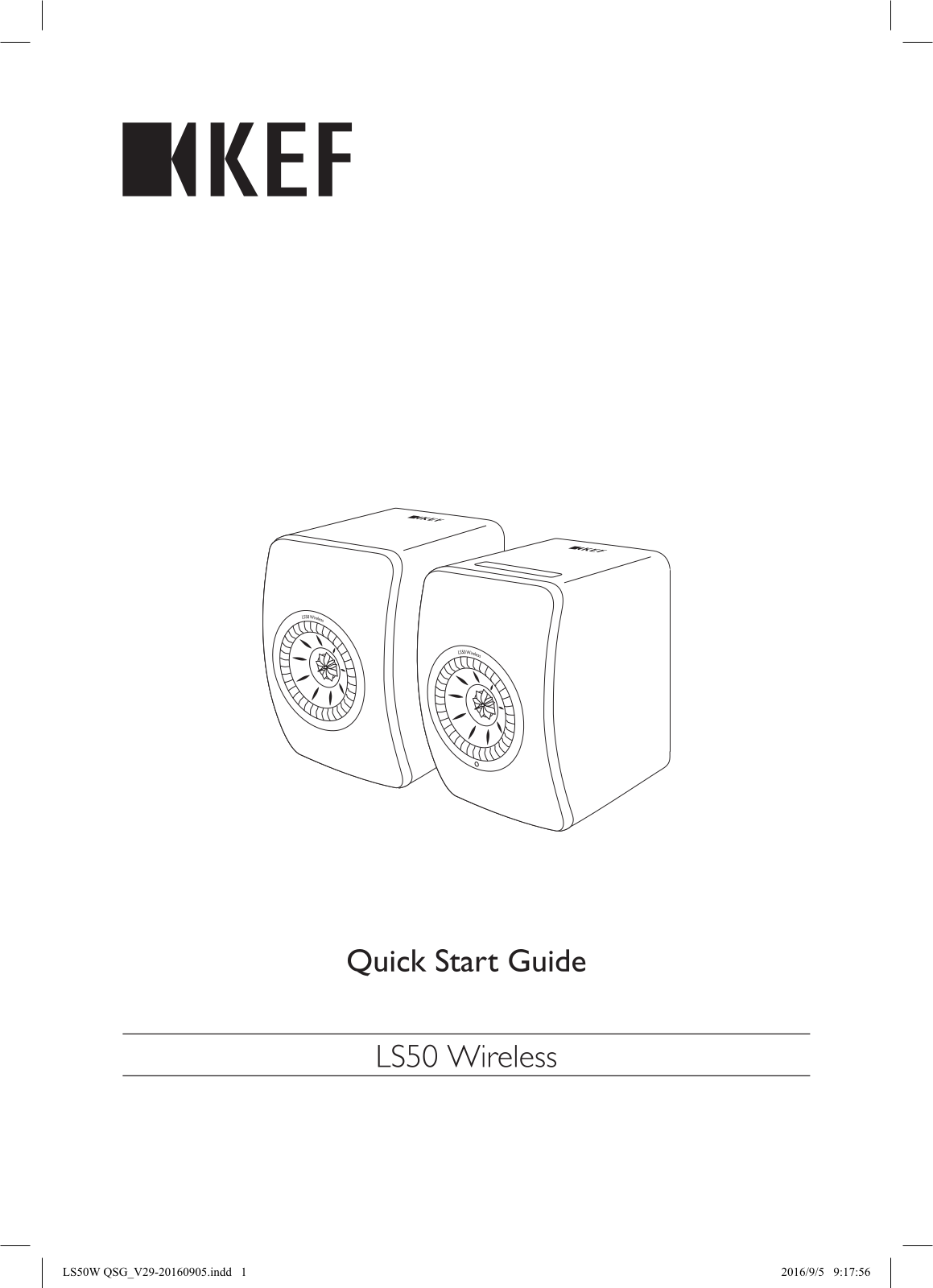 KEF LS50 Wireless User Manual