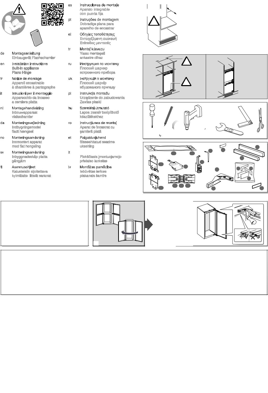 SIEMENS KI41FAD40 Assembly instructions