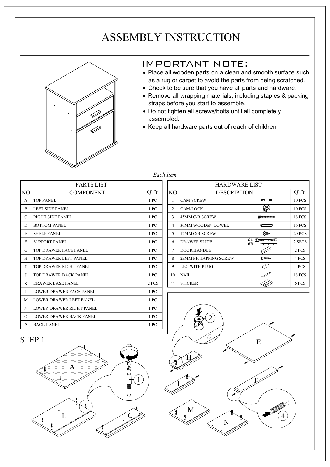 Zipcode Design W004352715 Installation & Assembly - ManualMachine.com