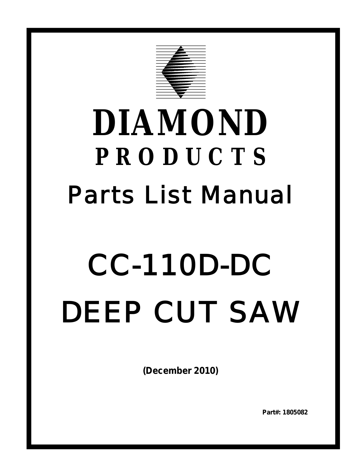 Diamond CC110D-DC User Manual