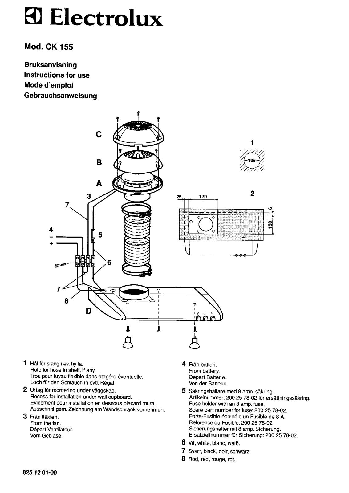 AEG CK155 User Manual