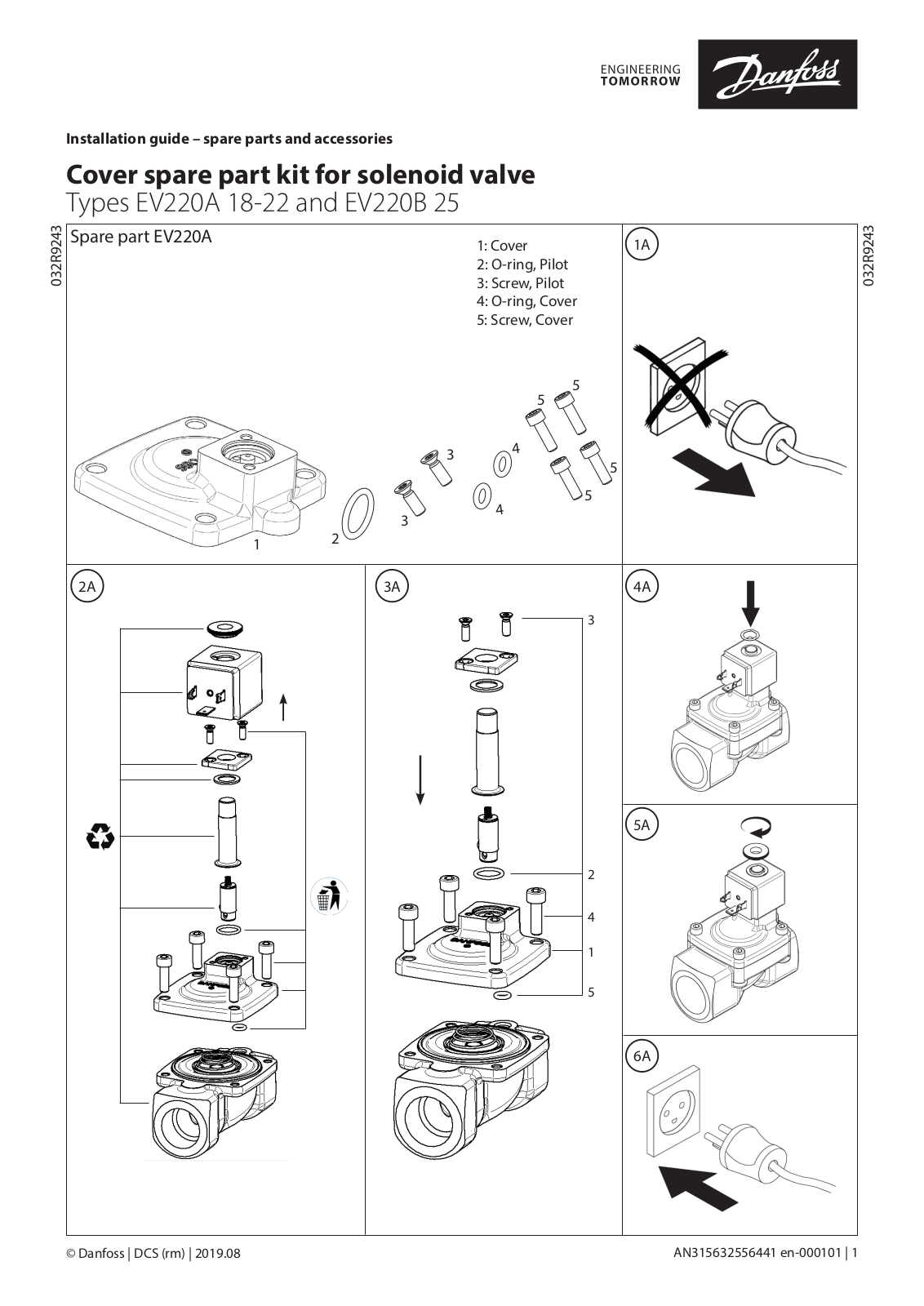 Danfoss EV220A, EV220B Installation guide