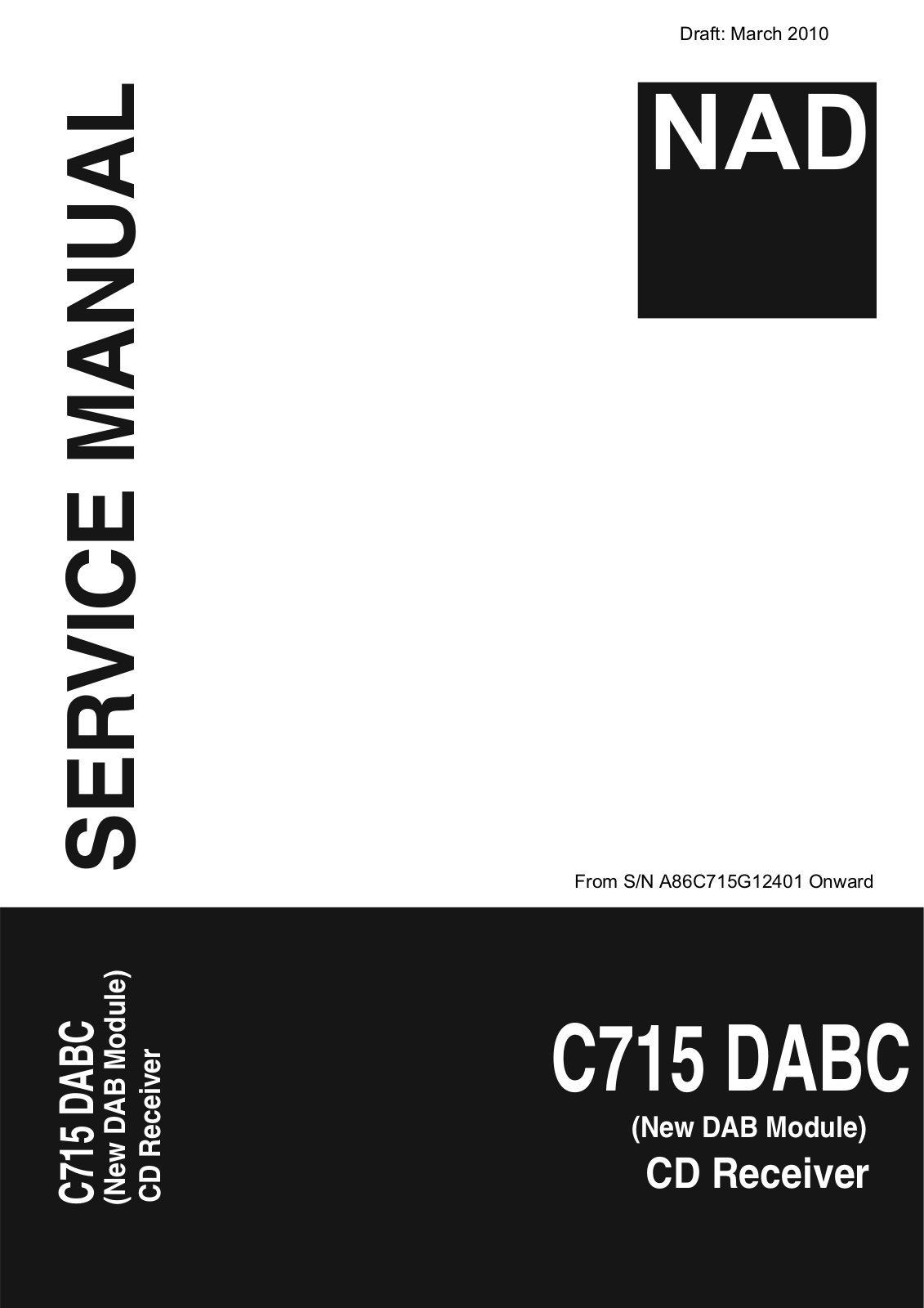 Nad C-715-DAB Service Manual