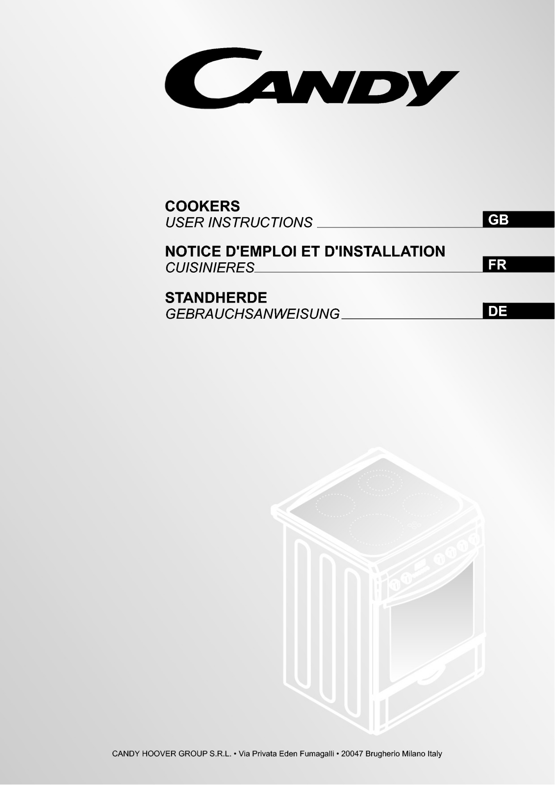 Candy CIM 6724 PW User Manual