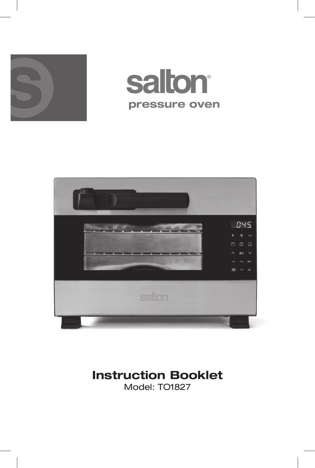 Salton TO1827 User Manual