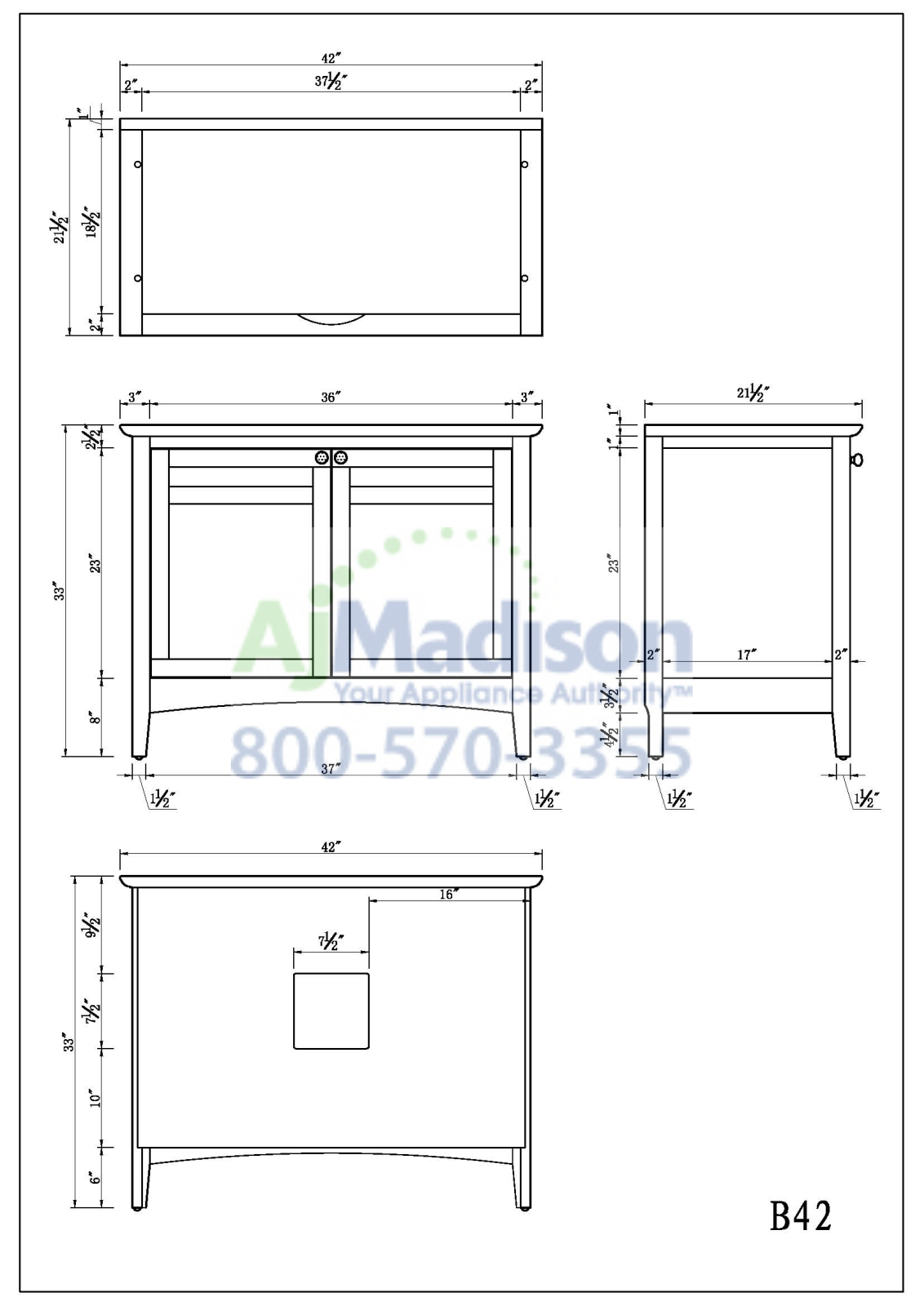 Empire Industries B42W Specs