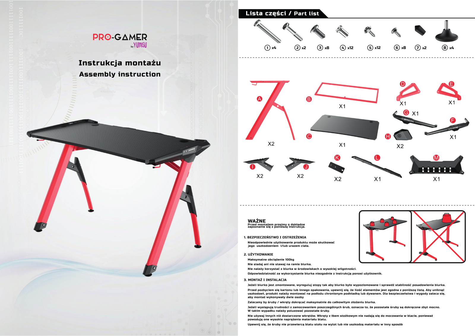 PRO-GAMER D-5000 User guide - ManualMachine.com