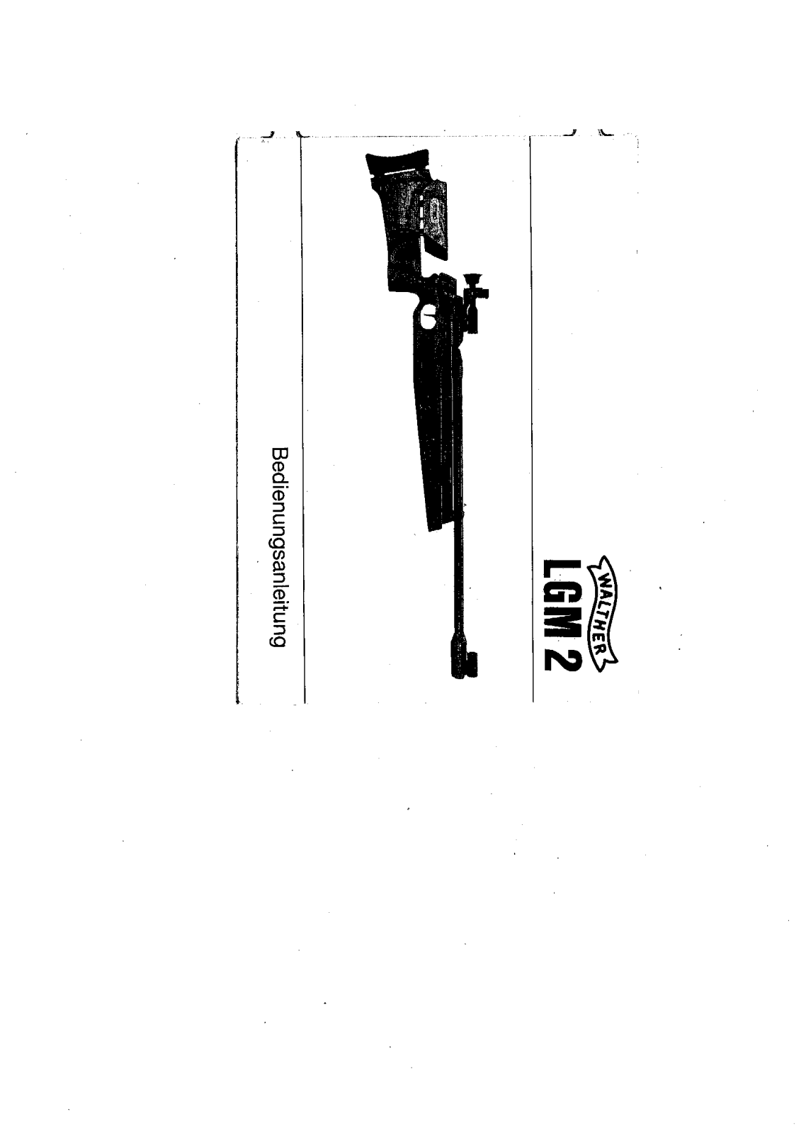 Walther LGM2 Instruction Manual