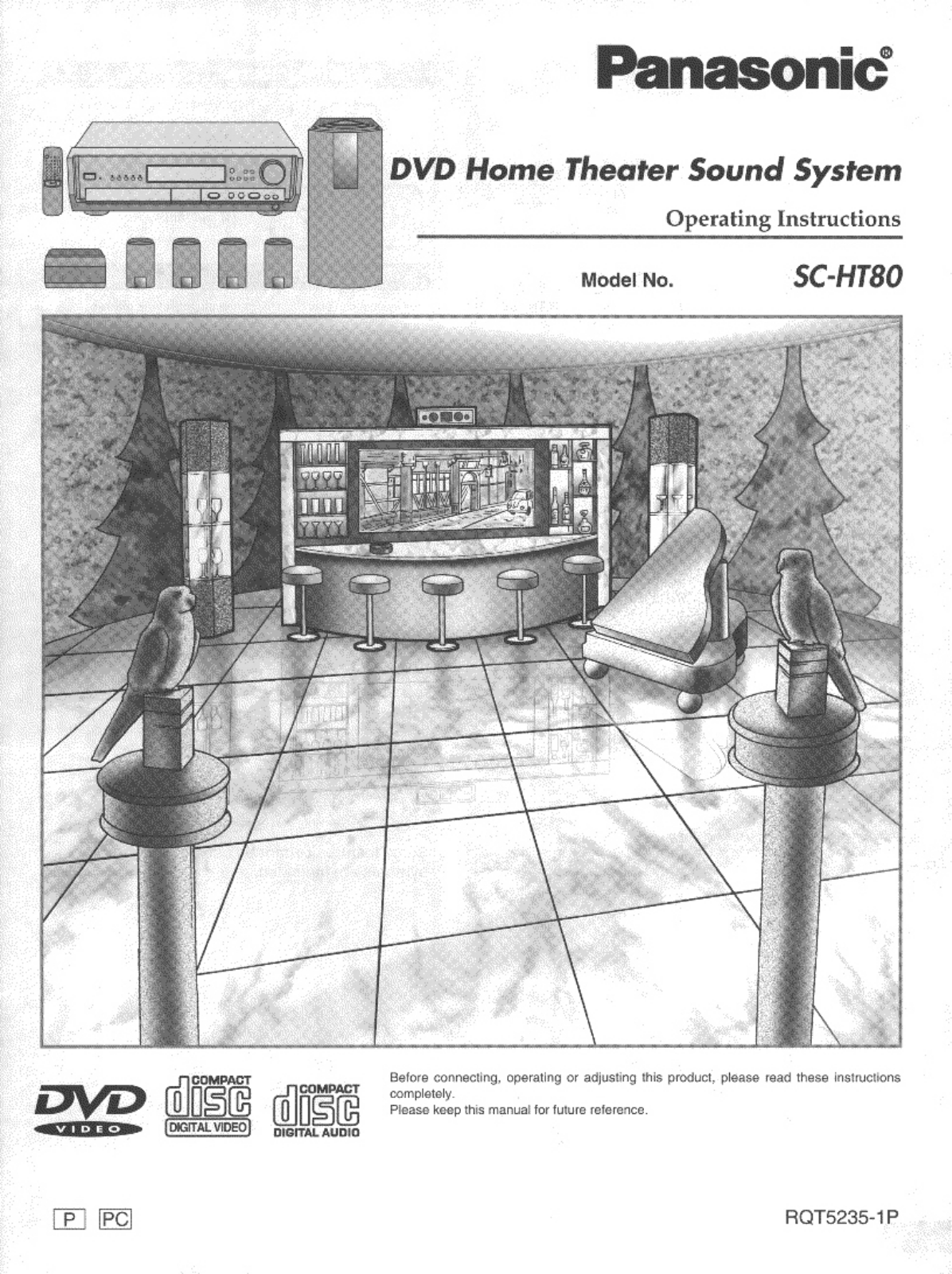 Panasonic SA-HT80 User Manual