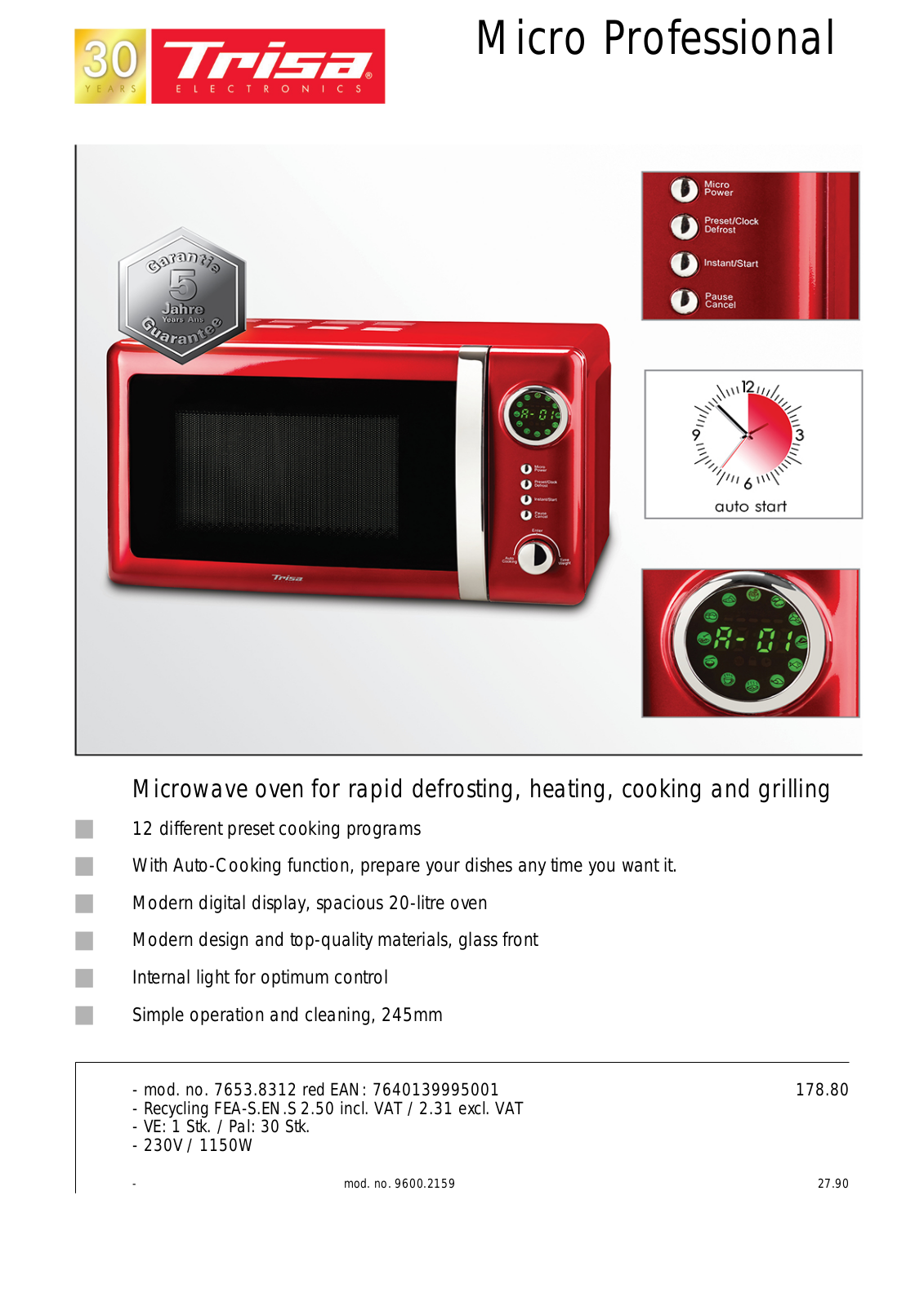 Trisa 7653.8312 User Manual