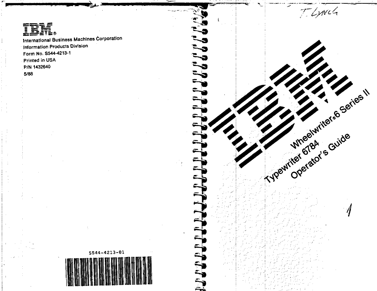 IBM 6784 User Manual