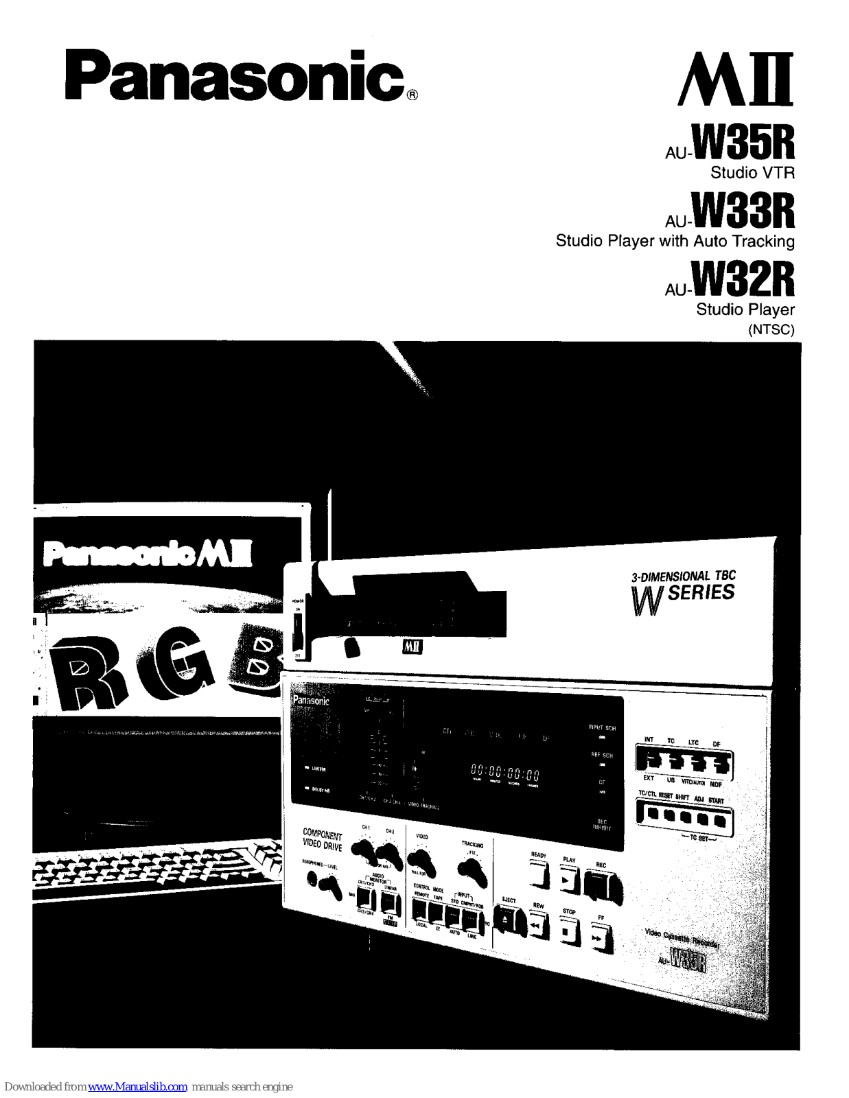 Panasonic MII AU-W35R, AU-W33R, AU-W32R, AU-W35R User Manual