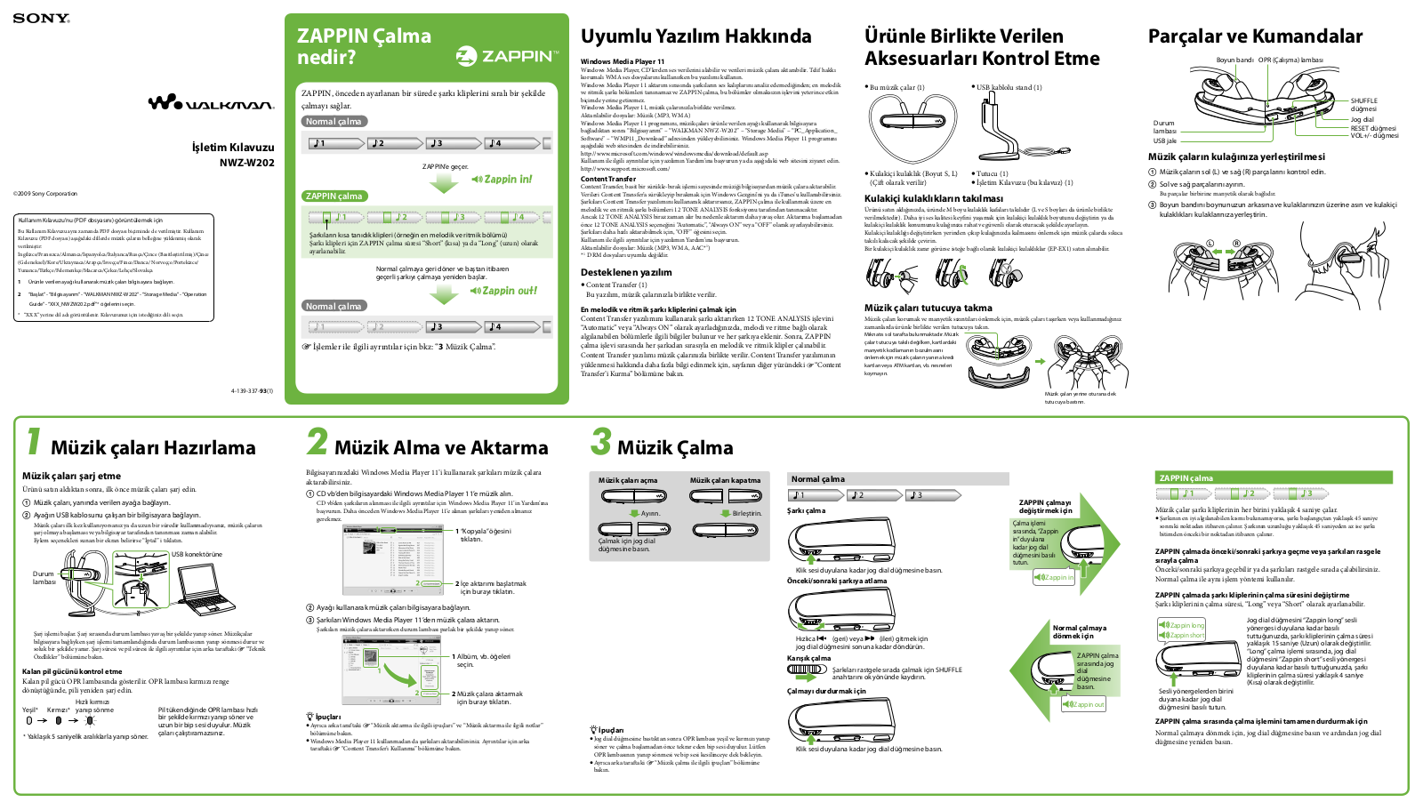 Sony NWZ-W202 User Manual