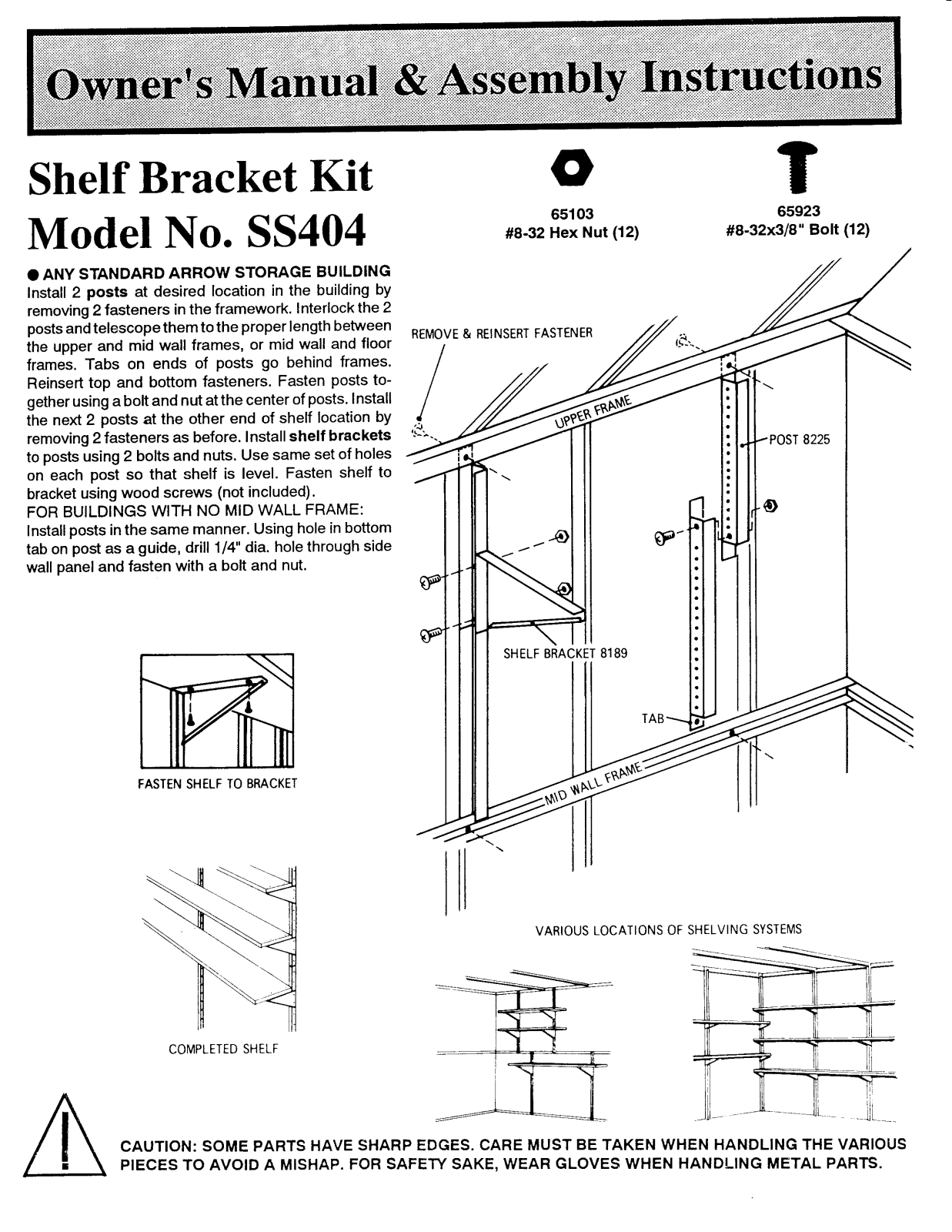 Arrow NK1173 Assembly Instructions - ManualMachine.com