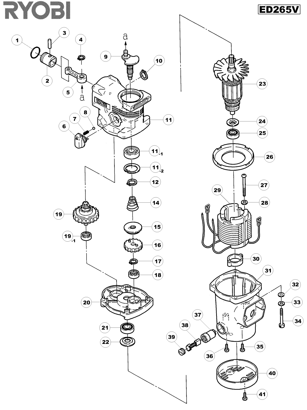 Ryobi ED265V User Manual