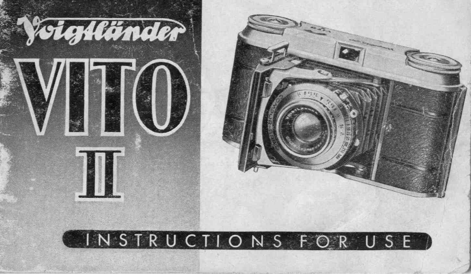 Voigtlander Vito II Instructions