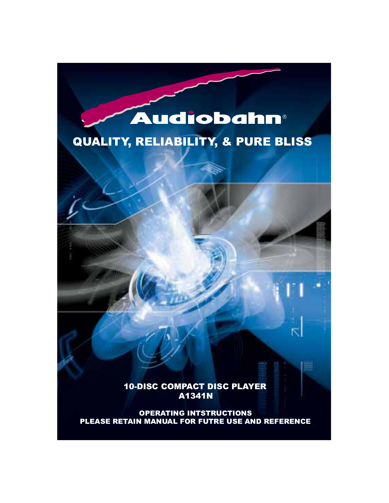 Audiobahn A1341N User Manual