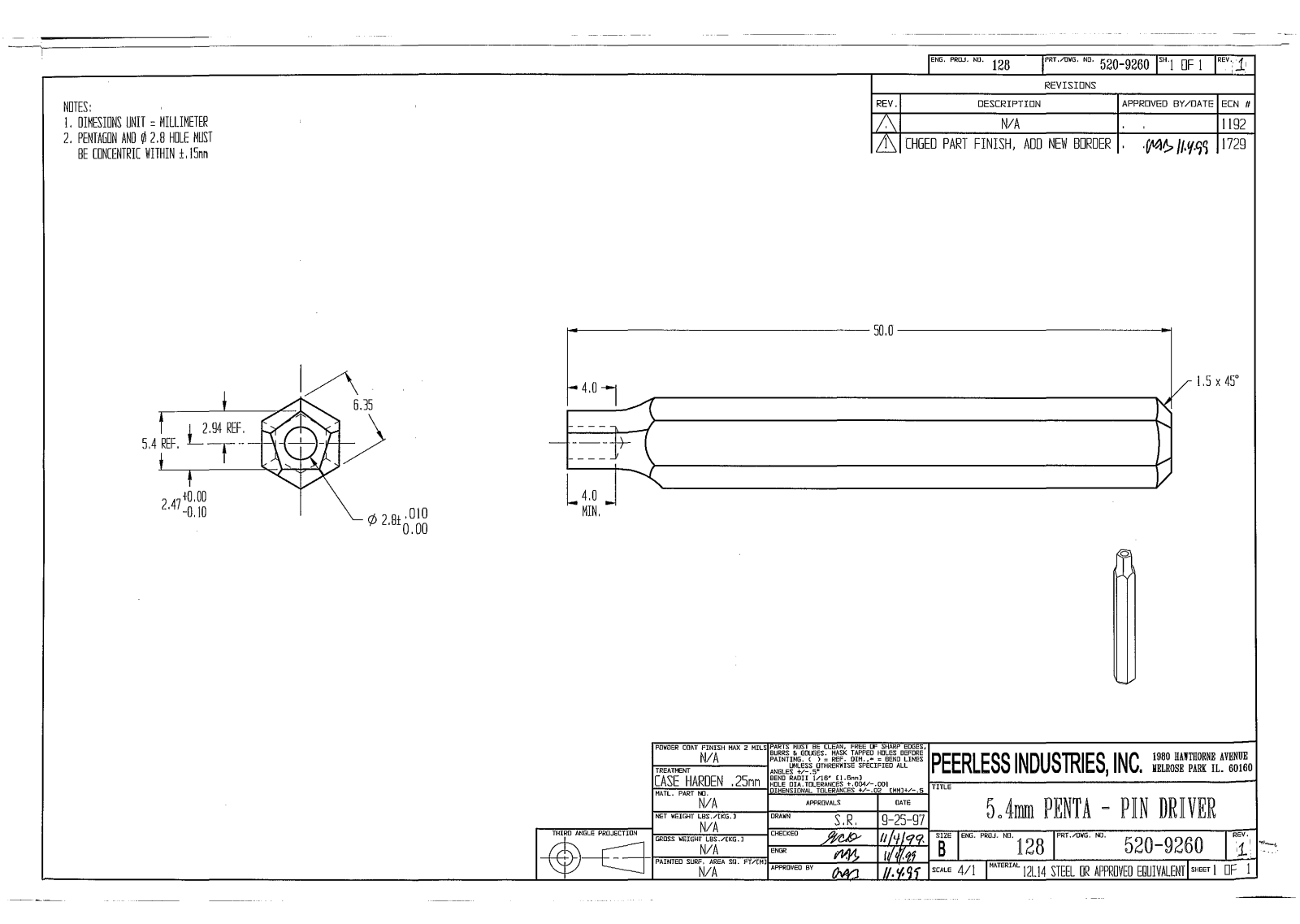 Peerless 5209260 User Manual