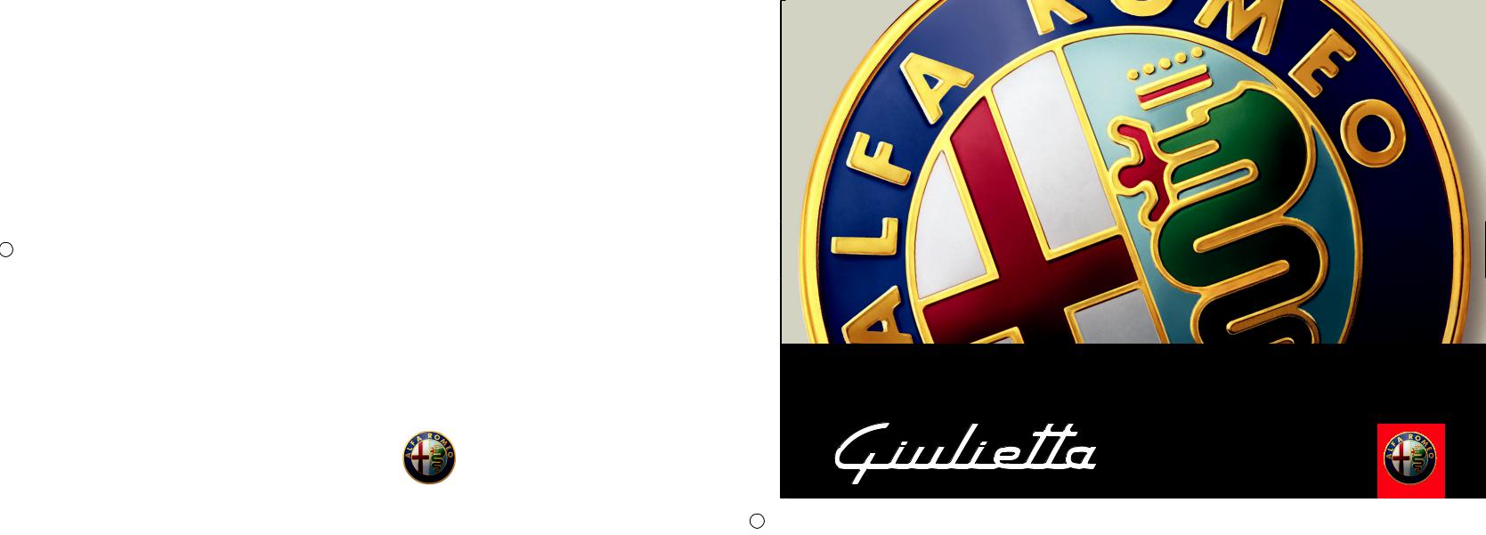 Alfa Romeo Giulietta 2011 User Manual