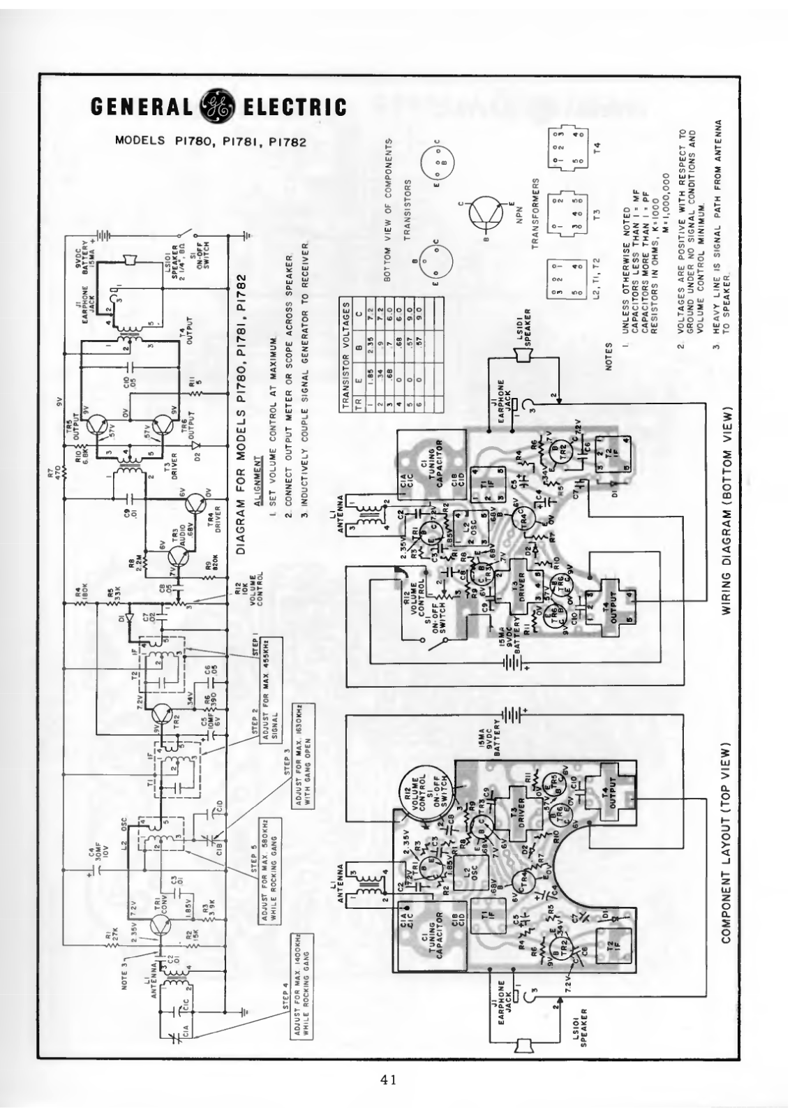 General P1780, P1781, P1782 Schematic