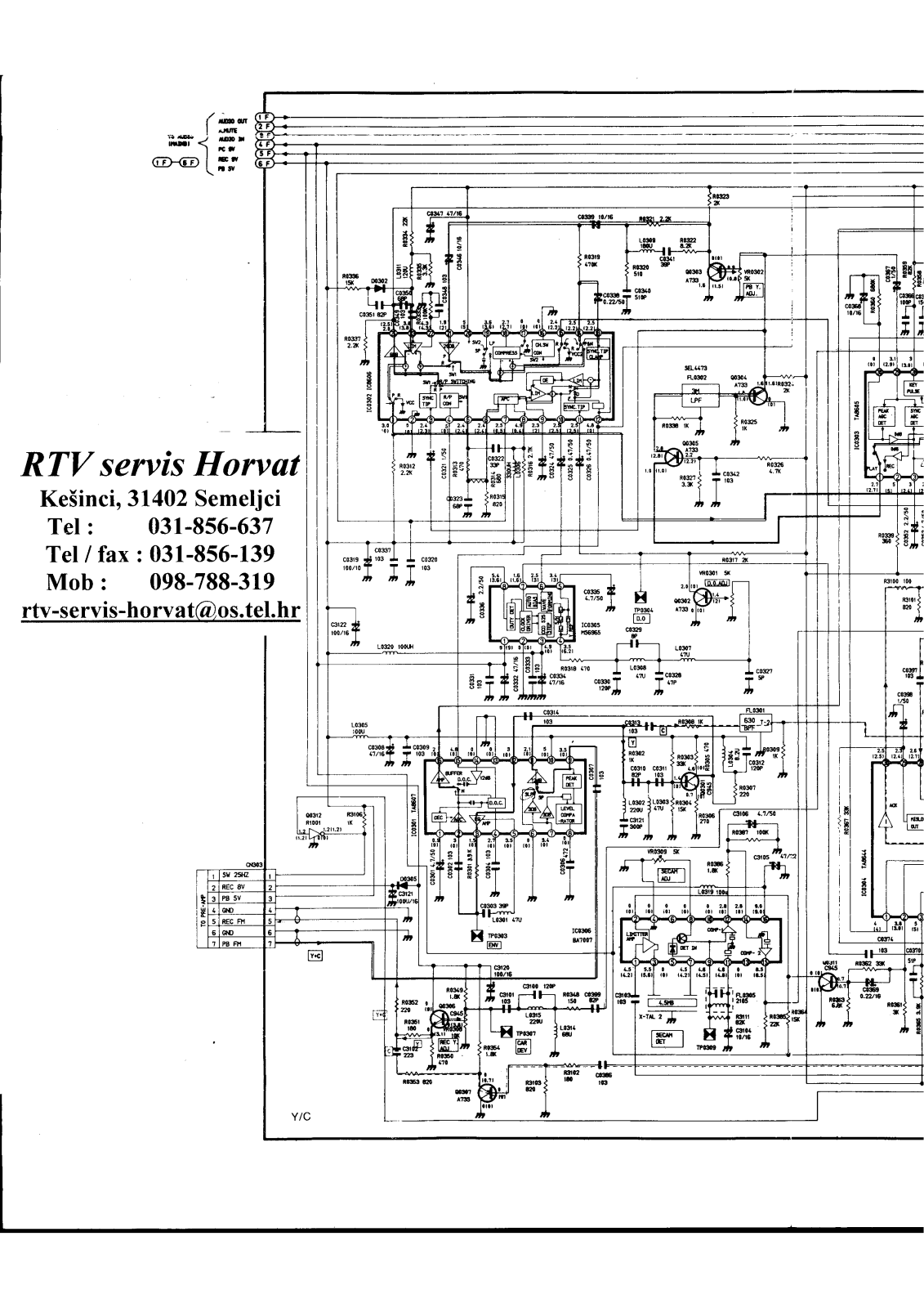 Gorenje VB729CTV Schematic