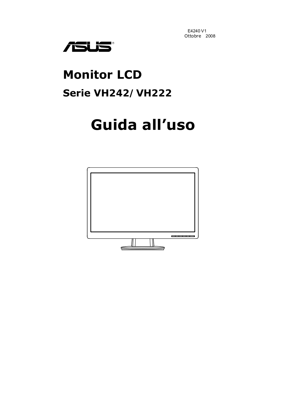 Asus VH222H, VH222T, VH222DE, VH242D, VH242N User Manual