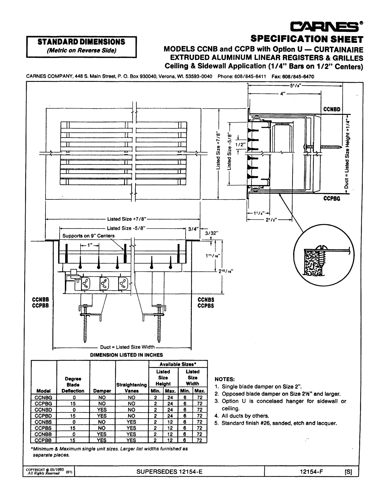Carnes CCNBB User Manual - ManualMachine.com