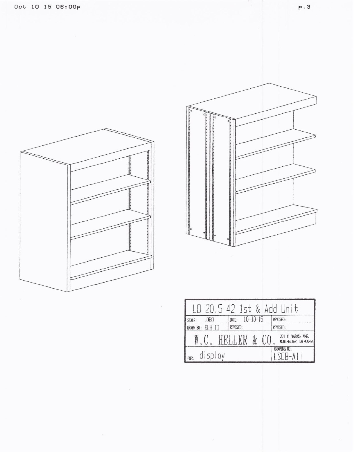 W.C. Heller WCHL1076 Dimensions - ManualMachine.com
