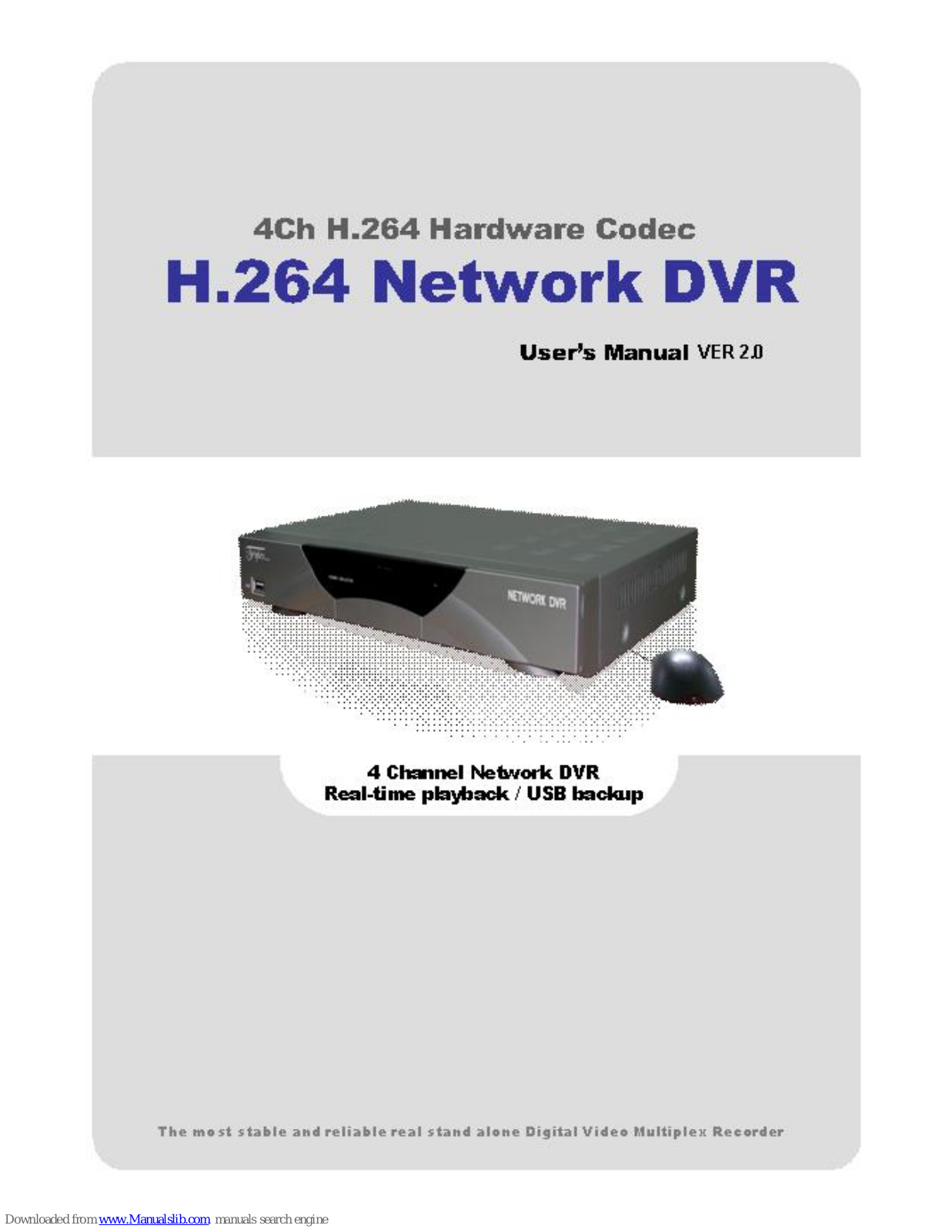 Triplex Nextwork DVR User Manual