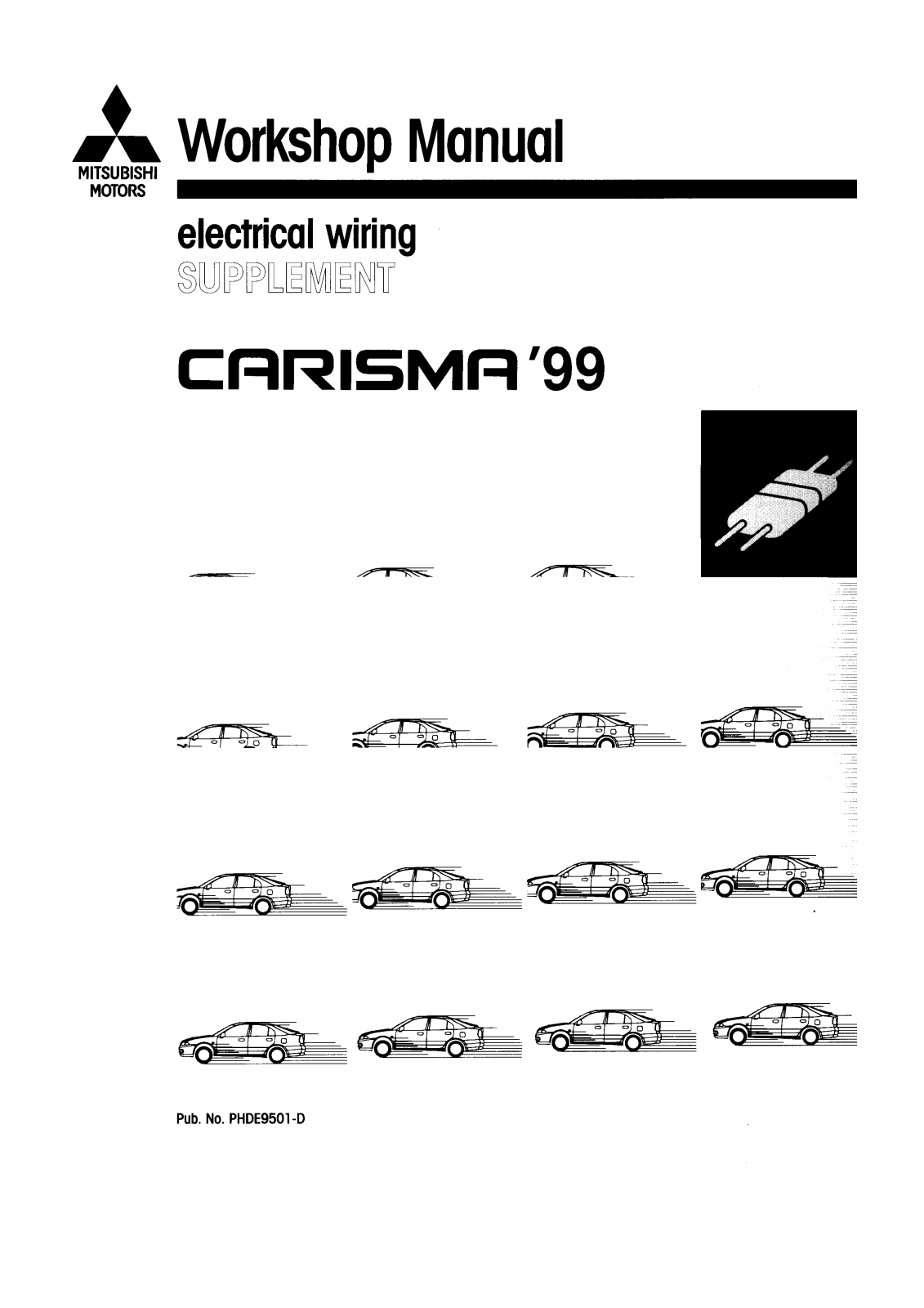 Mitsubishi Carisma 1999 User Manual