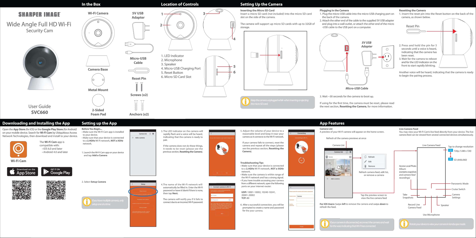 Sharper image SVC660 User Manual