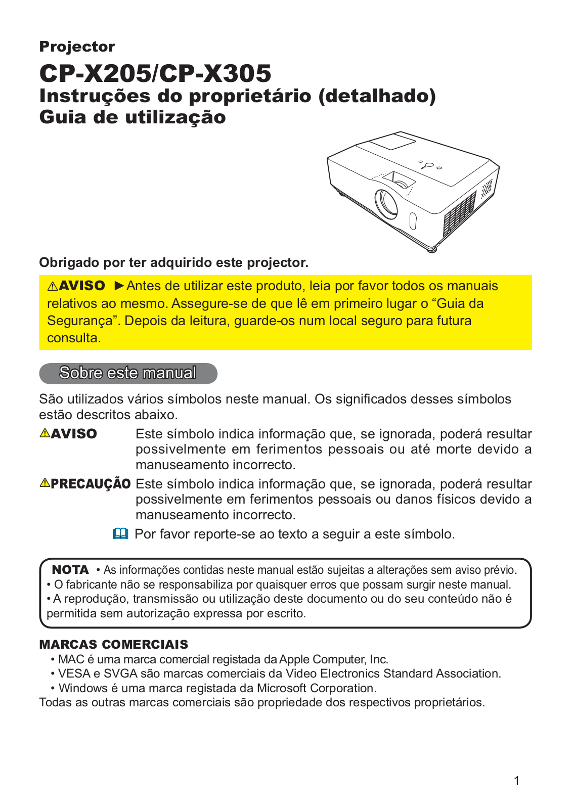 Hitachi CP-X205WF, CP-X305EF User Manual