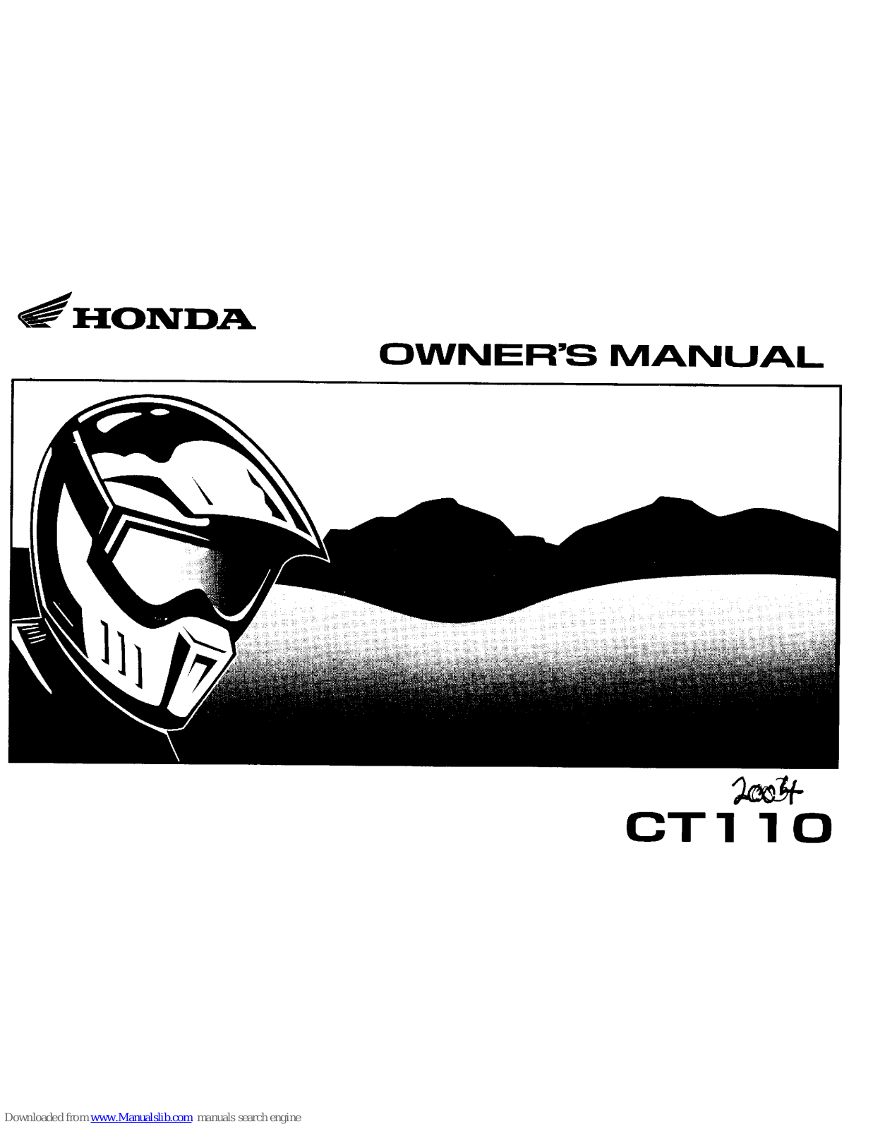 Honda CT110 (2004) Owner's Manual