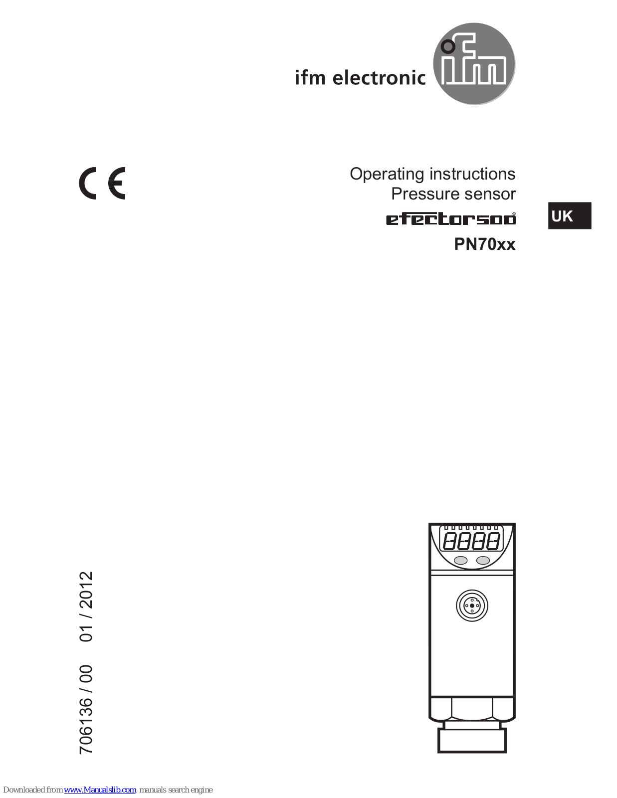 IFM Electronic PN7000, PN7001, PN7002, PN7003, PN7004 Operating Instructions Manual