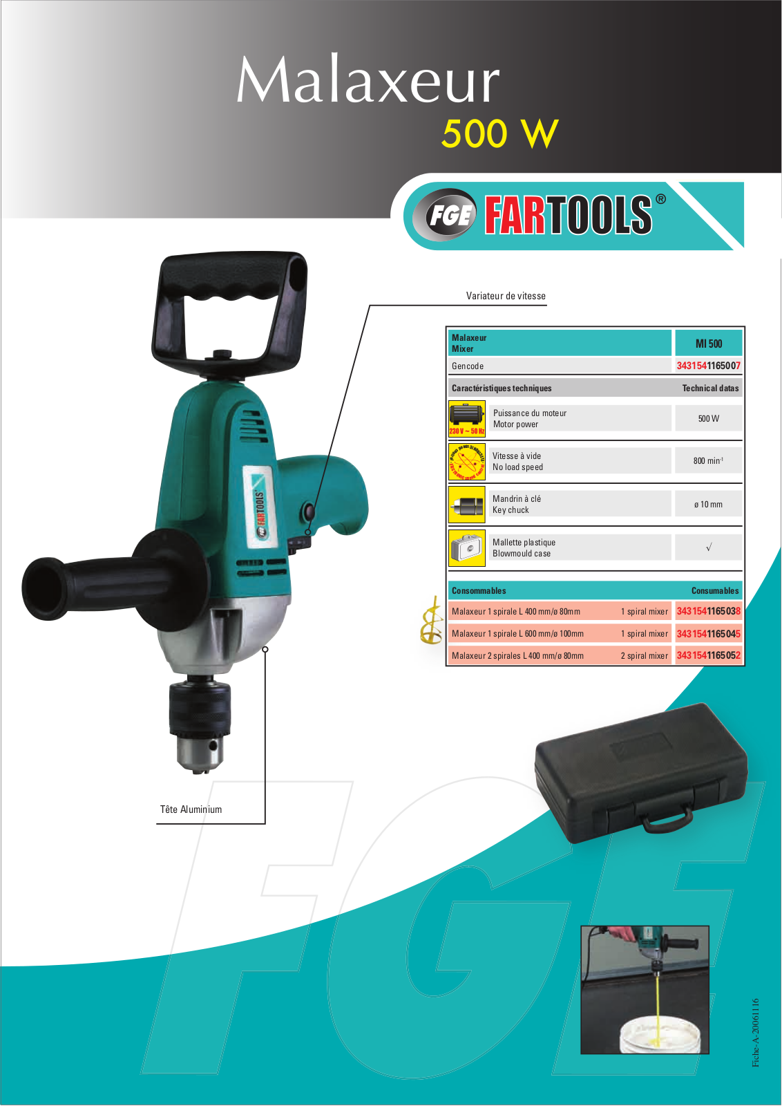 FARTOOLS MI 500 User Manual