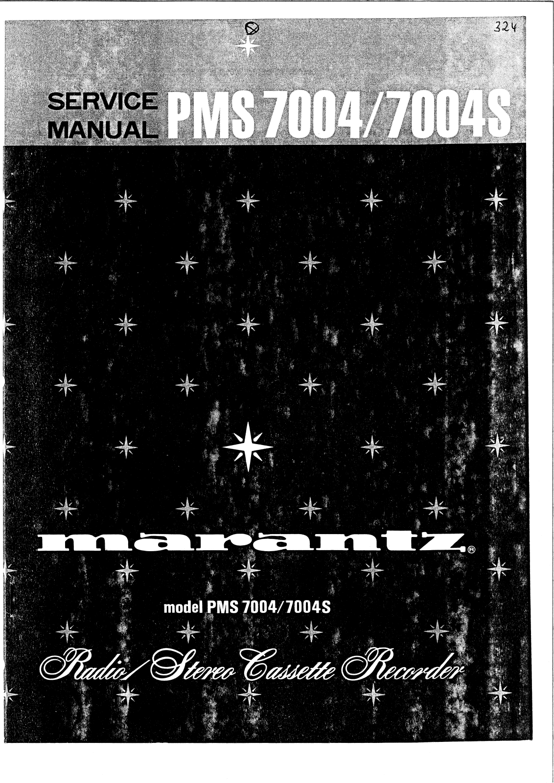Marantz PMS-7004-S, PMS-7004 Service Manual